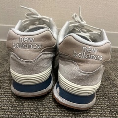 【New Balance】ニューバランス 574 グレー/ホワイトの画像