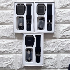 新品❤️スマートウォッチ  通話  黒 3個セット