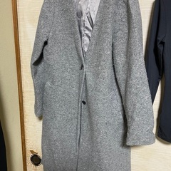 チェスターコート　グレー　グローバルワーク