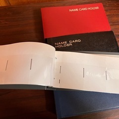 名刺ホルダー　４冊セットの画像