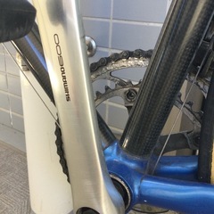 (交渉中)訳あり(ブランド不明)おそらくロードバイクの画像