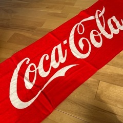 【値下げです】コカコーラ　ノベルティ　タオル