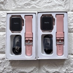 新品❤️スマートウォッチ  ピンク 2個セット