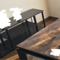 【譲渡済
】ニトリ　テレビ台　テレビボード　ダークブラウン　12...