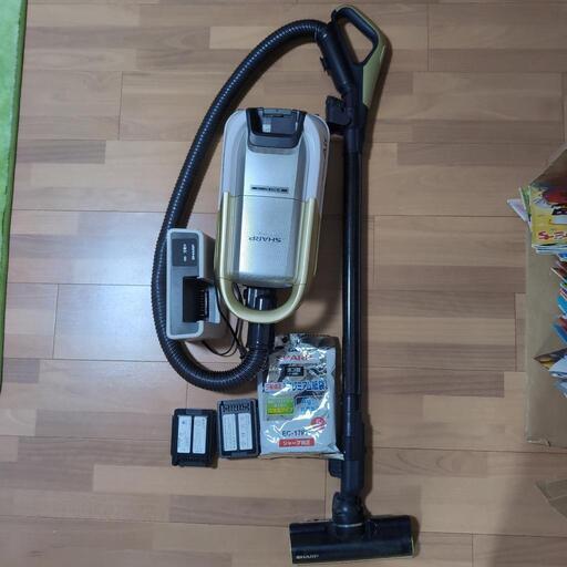 【訳あり】紙パック式コードレス掃除機SHARP シャープ EC-AP500-Y