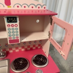 【お値下げ中】子供キッチン クッキングトイ 小物付き 　の画像