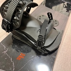 スノーボード板&シューズ27cm、お手入れセット付の画像