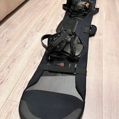 スノーボード板&シューズ27cm、お手入れセット付