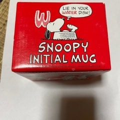 スヌーピー　イニシャルマグカップ