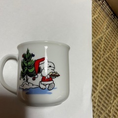 スヌーピー　イニシャルマグカップの画像