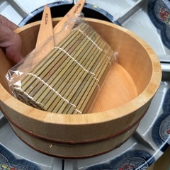 【売り切り】桶&巻き寿司セット？の画像