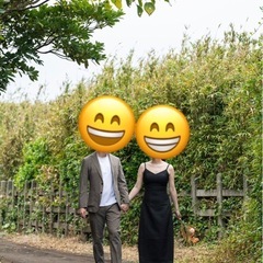 【値下げ不可】前撮りセット(黒ドレス、造花、アイロン)の画像