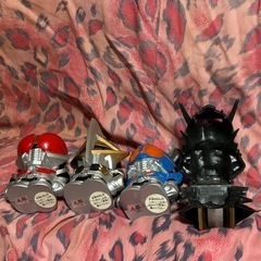 【未使用品】仮面ライダー電王　貯金箱4点セット　　の画像