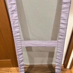 ベビーゲート グレー メッシュ Lの画像