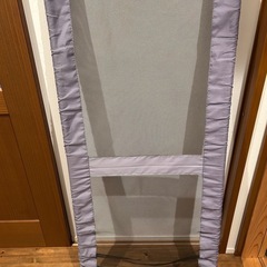 ベビーゲート グレー メッシュ Lの画像