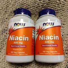 ナイアシン 500mg 100粒 ベジカプセル 2個セット