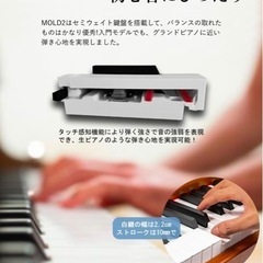 Longeye   電子ピアノ　ウォルナット色　使用半年の画像