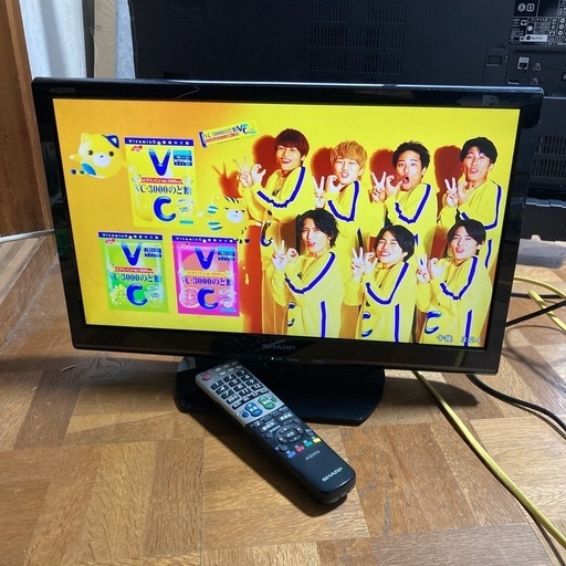 【お値下げ】リモコンありSHARP AQUOSの液晶テレビ