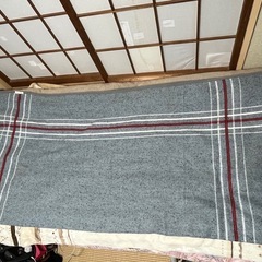 こたつ　中掛け　毛布　グレー 180cm x 180cm 正方形...