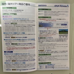 ANAグループ優待券の画像