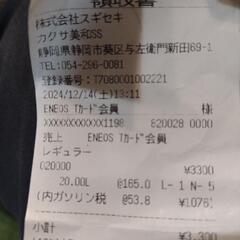 ガソリンの減り方