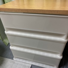 お譲り先決定しました。ニトリ 3段タンス 
