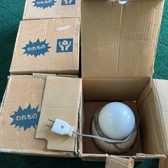 陶器製シーリング照明器具白色6個の画像