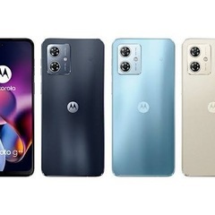 Android スマートフォン　moto g64y 5G シルバーブルー・スペースブラック