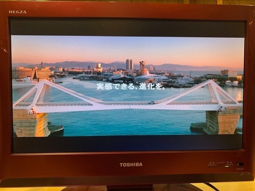 TOSHIBA 19型液晶テレビ（リモコン付き）