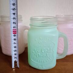 🍀値下げ🍀　未使用　ガラスの容器　３個セットの画像