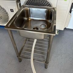 モノタロウ 流し台 ステンレス製 小型流し台、幅50cm 展示品・美品