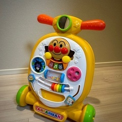 【美品】アンパンマン 乗って！押して！へんしんウォーカー　手押し車