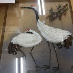 【リサイクルショップどりーむ鹿大前店】No.11722　額　鶴　絵画　インテリア　の画像