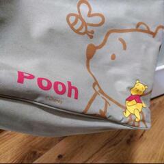 【大容量トート】Poohさんの大きなトートバッグ/旅行/マザーズバッグ/プーさんの画像