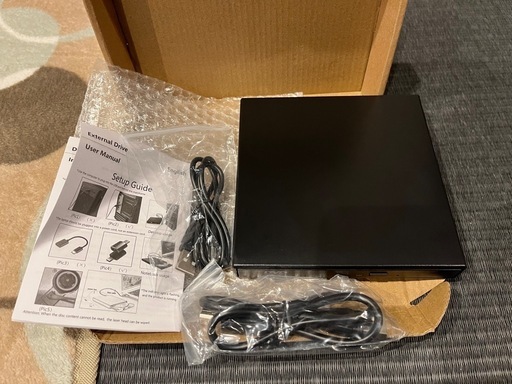 最終特価！未使用品！DVDドライブ外付け用