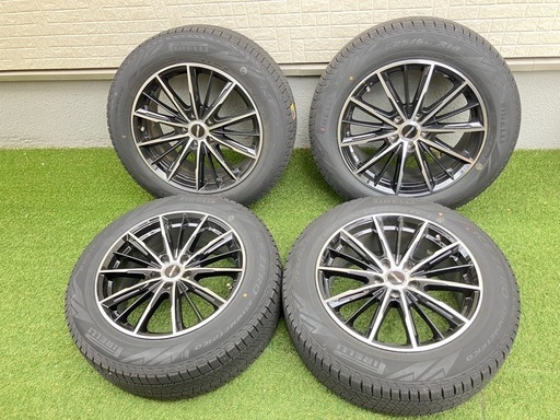 1シーズン使用 ハリアー スタッドレス ホイール タイヤ セット