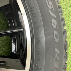 1シーズン使用 ハリアー スタッドレス ホイール タイヤ セットの画像