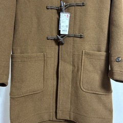 新品未使用　タグ付き　ユニクロ　UNIQLO ダッフルコート　Sサイズ　ブラウンの画像
