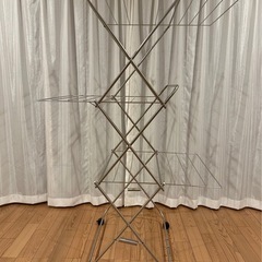 大木製作所 タワー型室内干し 物干し 3段 ステンレスの画像