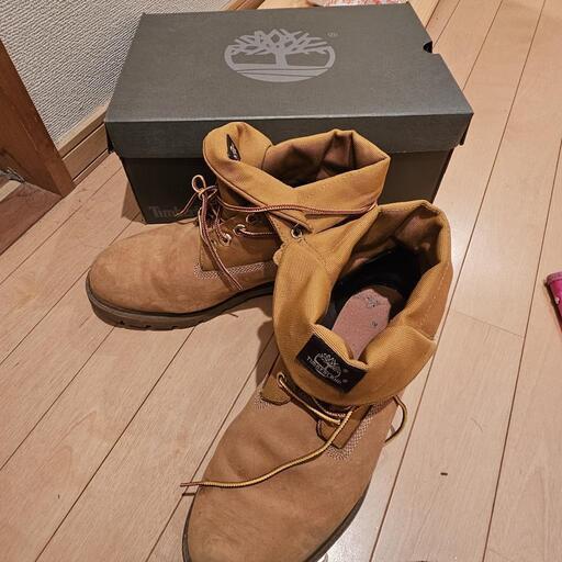 ティンバーランド28ｾﾝﾁTimberland箱もご一緒にお渡しします。