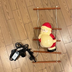 サンタ クリスマス イルミネーション ライト 屋外 LED led はしご 電飾 照明 はしごサンタ  の画像