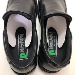【未使用】NewPepe サイドゴア プラットフォームシューズ BLACK 1215-6の画像