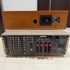 YAMAHA アンプとセンタースピーカー【ジャンク】の画像