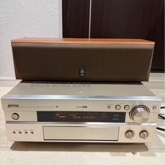 YAMAHA アンプとセンタースピーカー【ジャンク】