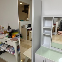 本日まで:ニトリ　全身鏡兼物入れ