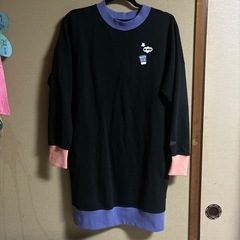 PUMA 黒 紫 ピンク ワンピース