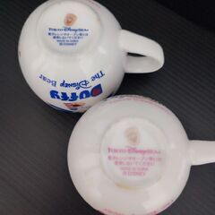 ダッフィー&シェリーメイ　陶器製スーベニアカップ　2個セットの画像
