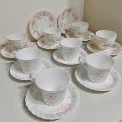 【HOYA】【NIKKO】ティーカップセット 4客×2種類　計8...