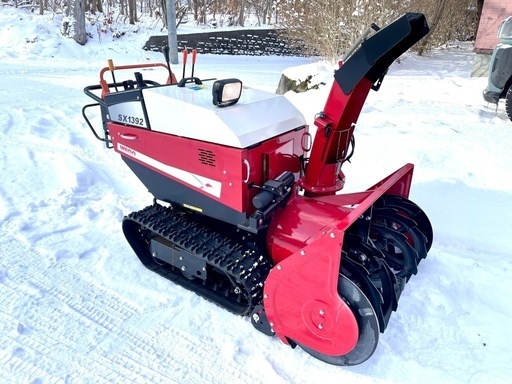 値下げWADO(ワドー)の中型除雪機SX1392、除雪幅92cm、オーガローリング、サイドクラッチ、動作良好、とてもきれいな状態です、配送可