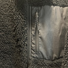 ユニクロ　UNIQLO 
　ボアフリースジャケット　 XXL 黒　ダメージなし　の画像